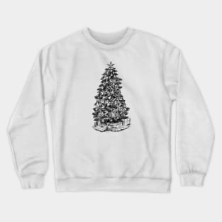 Christmas tree sketch Crewneck Sweatshirt